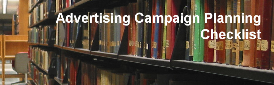 DWS Associates - Advertising Campaign Planning Checklist