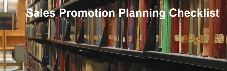 DWS Associates - Sales Promotion Planning Checklist