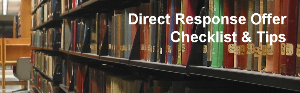 DWS Associates Direct Response Marketing Offer Checklist & Tips