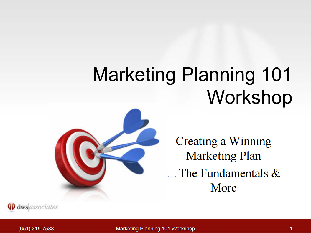 DWS Associates - Marketing 101 tutorial